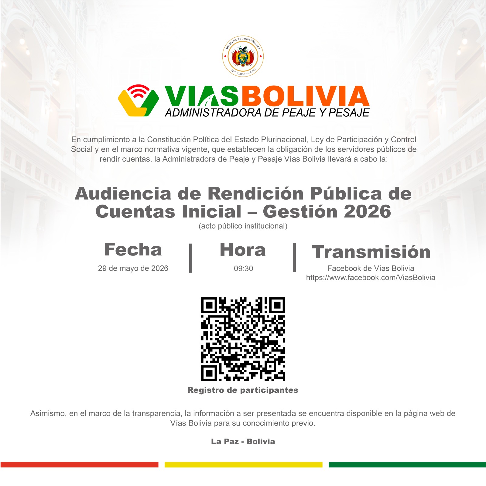 Rendición de Cuentas Inicial 2026